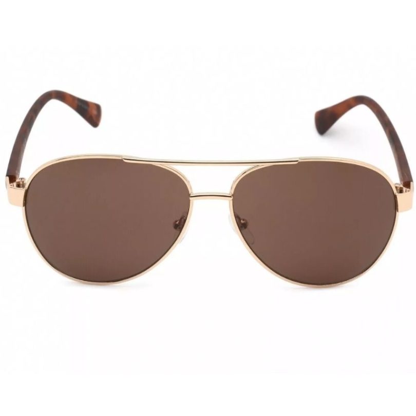 CALVIN-KLEIN-CK19316S-717 Men’s Aviator Gold Frame Brown Lens Sunglasses