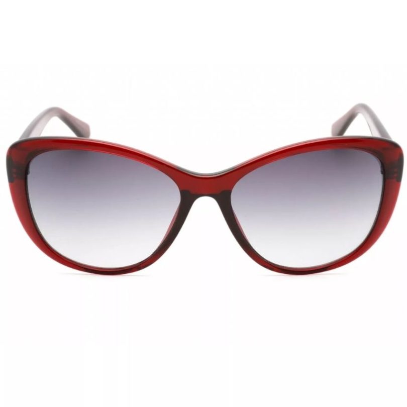 CALVIN KLEIN CK19560S-605 Women’s  Milky Burgundy Cat Eye Frame Sunglasses