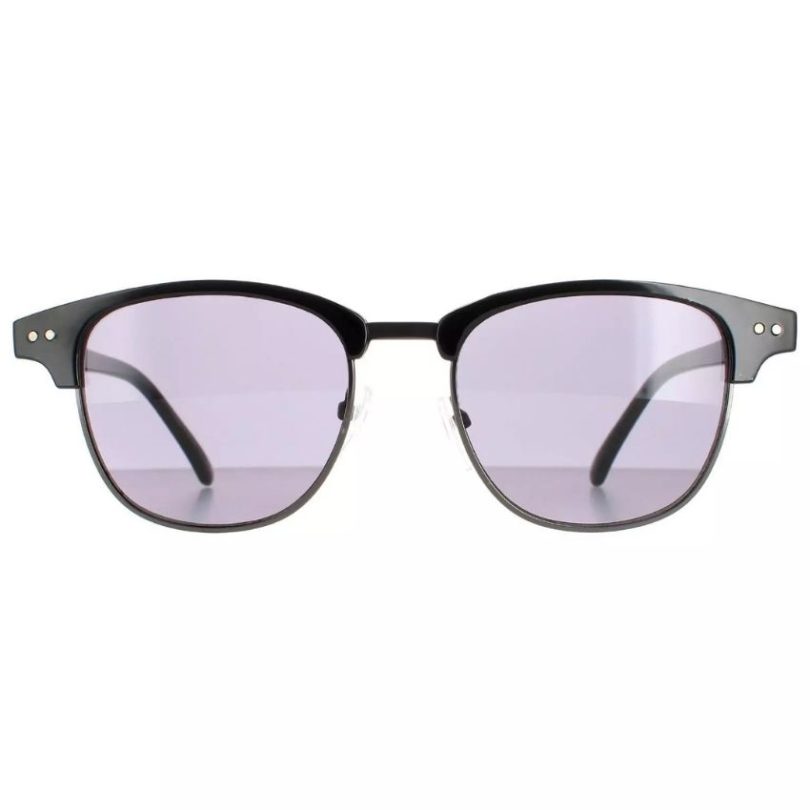 CALVIN KLEIN CK20314S-001 Men’s Shiny Black Solid Smoke Sunglasses