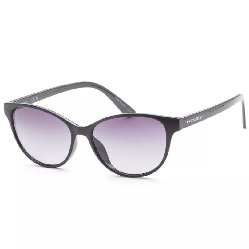 CALVIN KLEIN CK20517S-001 Women’s Black Cat Eye Shaped Sunglasses