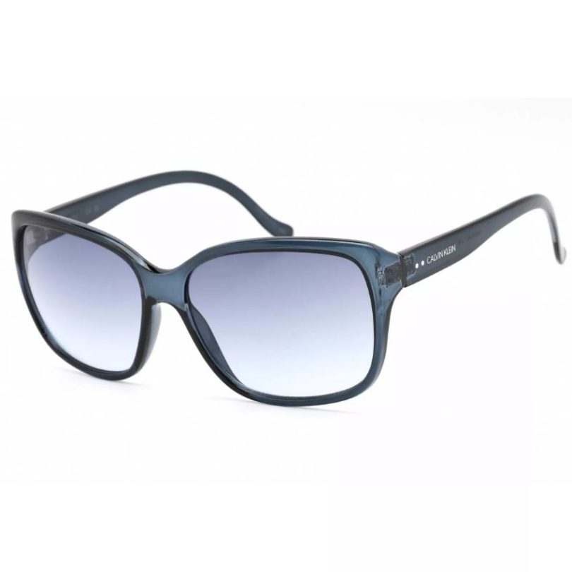CALVIN KLEIN CK20518S-410 Women’s Crystal Navy Plastic Frame Sunglasses - Image 2