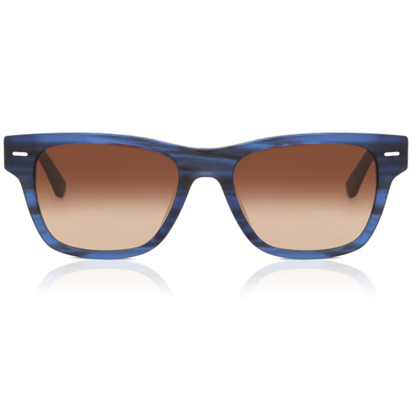 CALVIN KLEIN CK21528S-416 Unisex Blue Tortoise Frame Sunglasses - Image 2