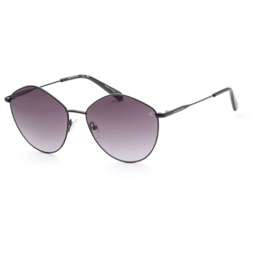 CALVIN KLEIN CKJ22202S-001 Women’s Grey Gradient Oval Sunglasses