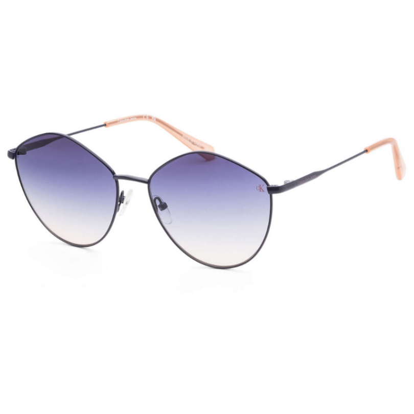 CALVIN KLEIN CKJ22202S-405 Women’s Blue Gradient Oval Sunglasses