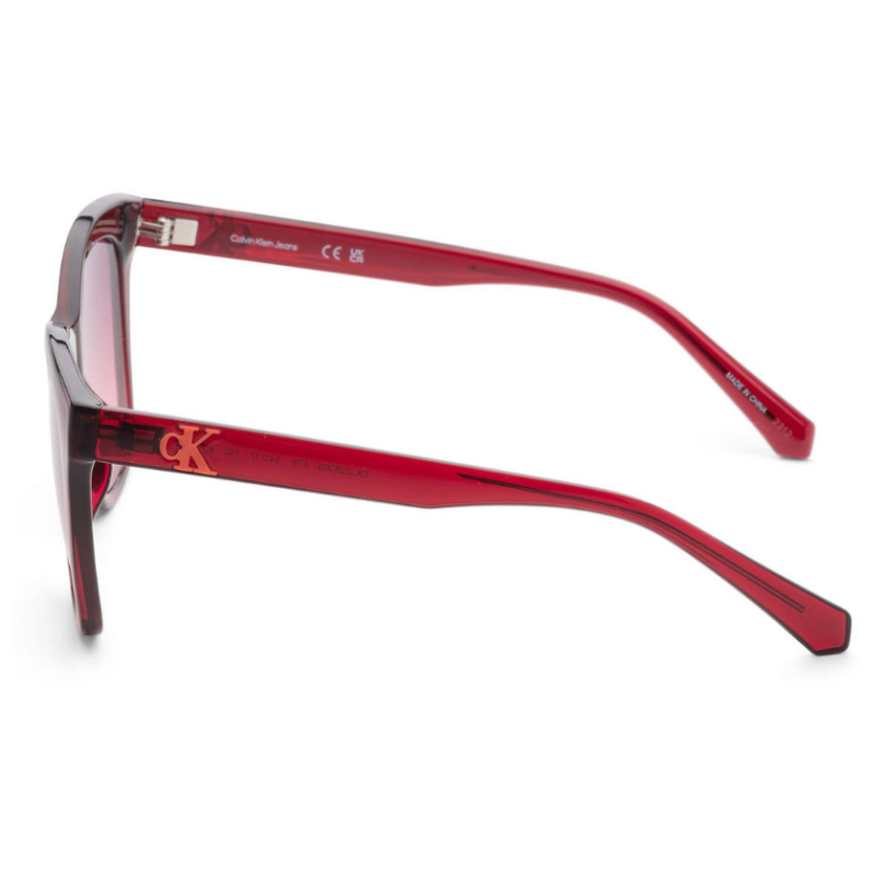 CALVIN KLEIN CKJ22608S-679 Women’s Red Square Frame Sunglasses - Image 2