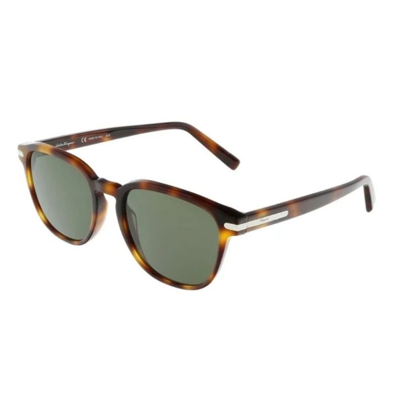 Salvatore Ferragamo SF993S-214 Men’s Tortoise Grey Square Sunglasses