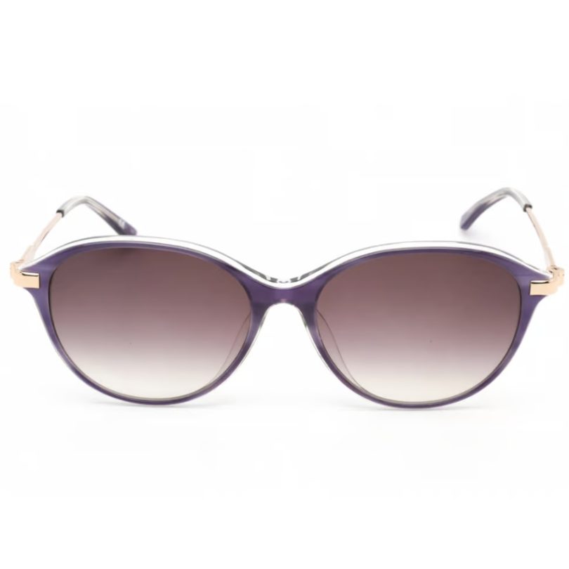 CALVIN-KLEIN-CK19713SA-506 Women’s Oval Crystal / Brow Sunglasses