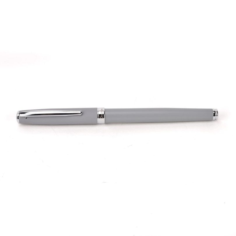 Stratton ST2037 Ballpoint Pen – Grey with Chrome Trim